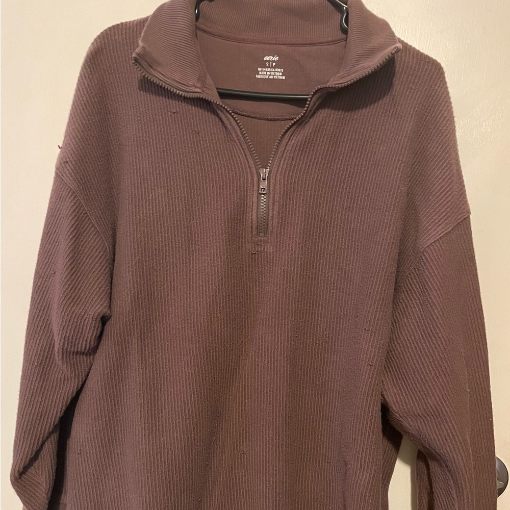 Aerie quarter zip sweater